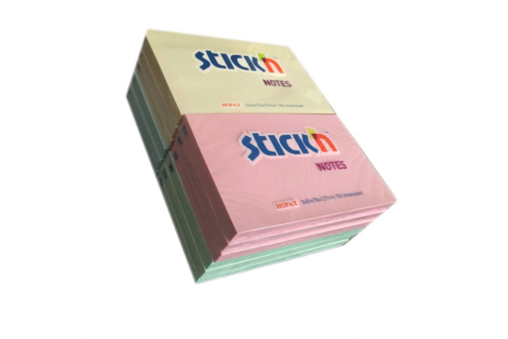 Performance Sticky Notes Assorted Pastel Colours | WPS Westward