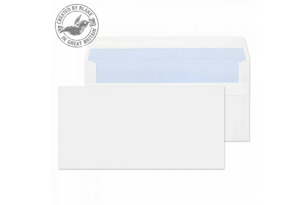 Popular Envelopes White Self Seal Wallet DL (110x220mm) 80gsm Pk1000 ...